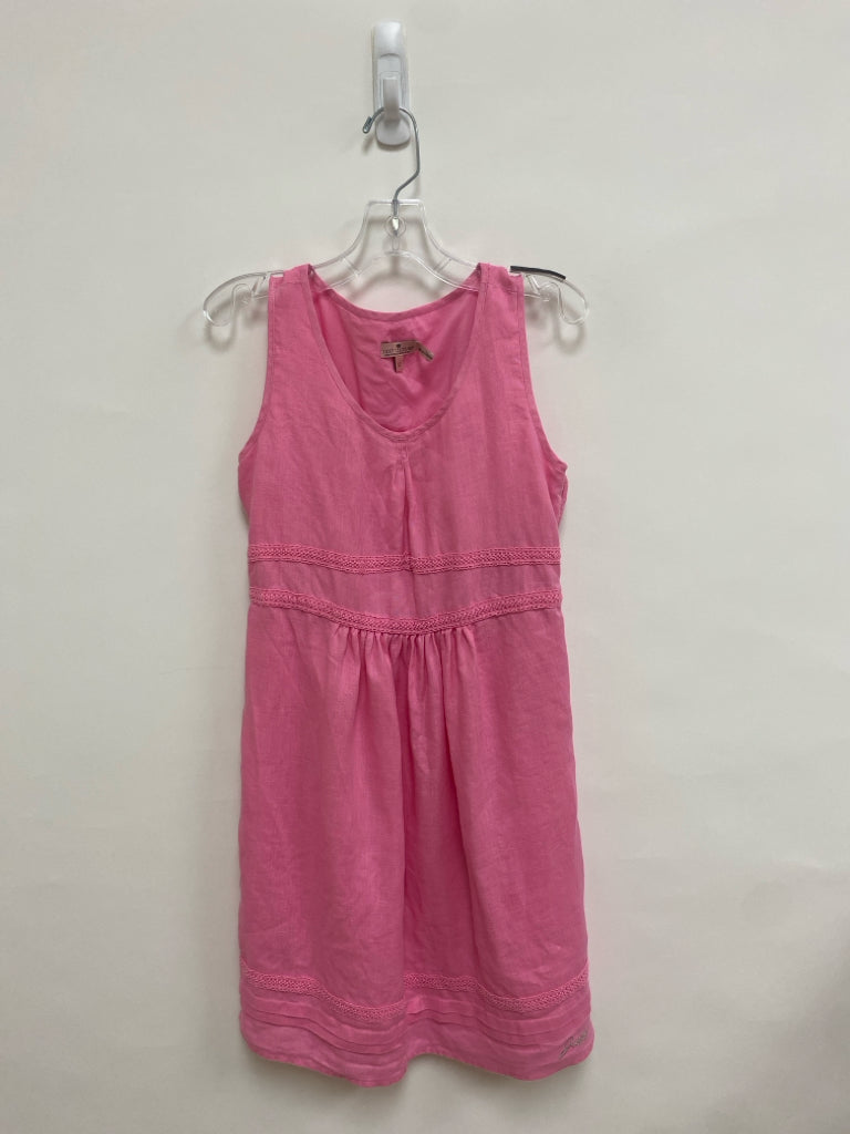 Juicy Couture SIZE 12 Pink Sleeveless Linen Girl&