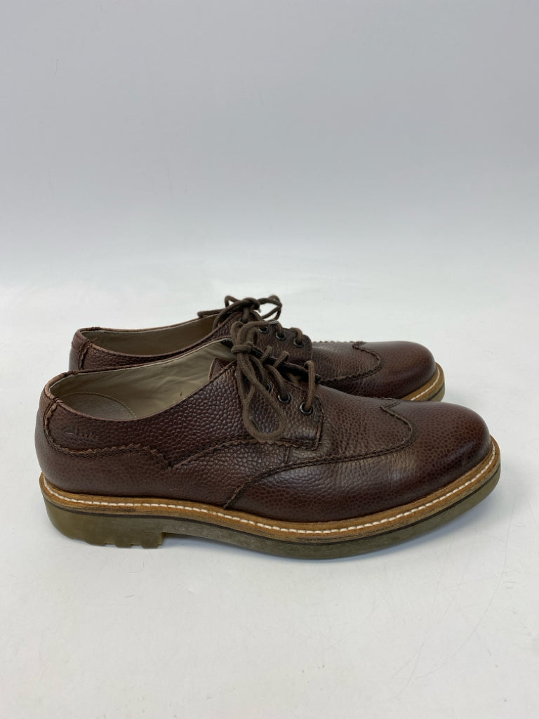 Clarks Size 7.5 Brown Lace-Up Men&