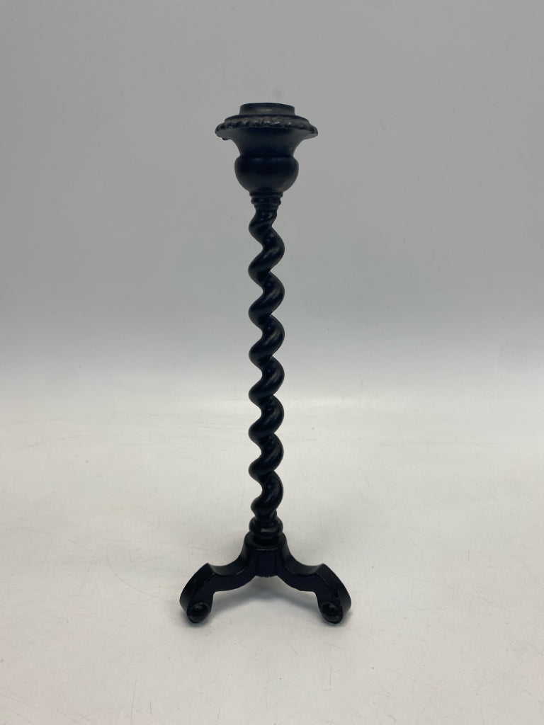 Black Cast Iron Candleholder(s)