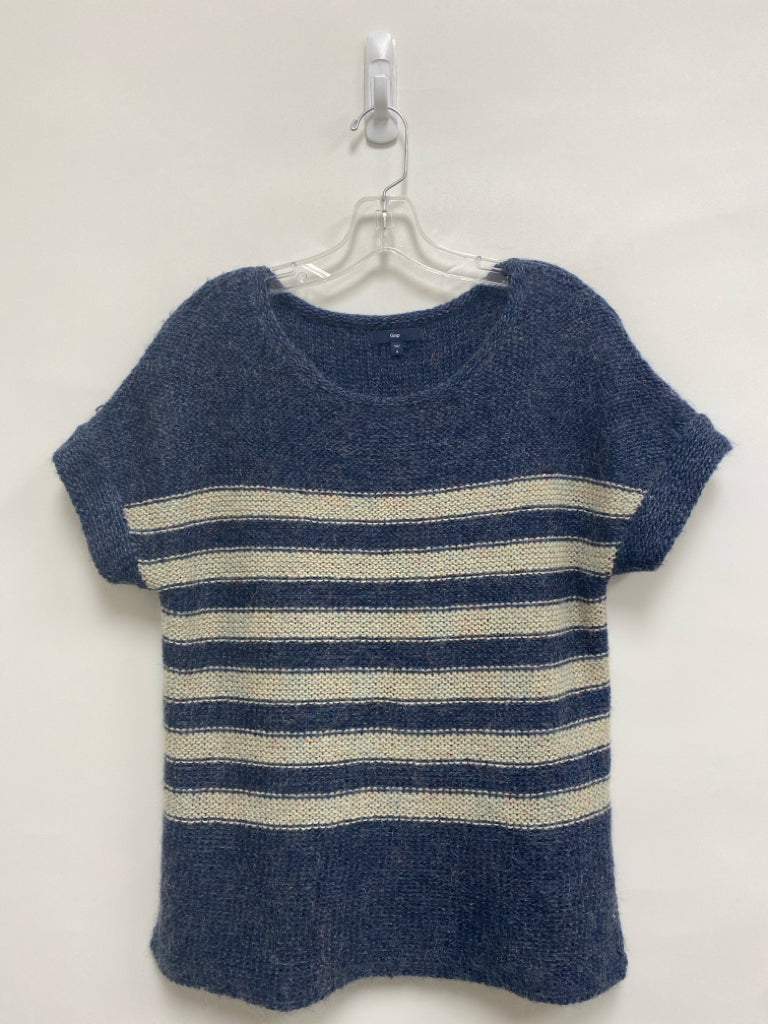 Gap Size S Navy Cream Striped Ladies Sweater