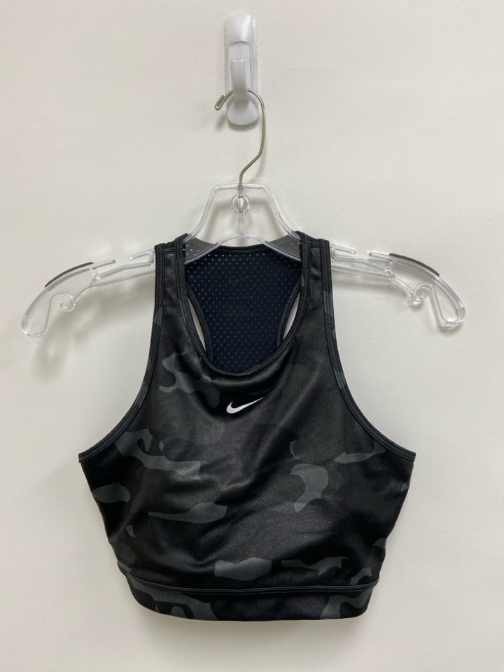 Nike Size M Black Camouflage Athletic  Bra