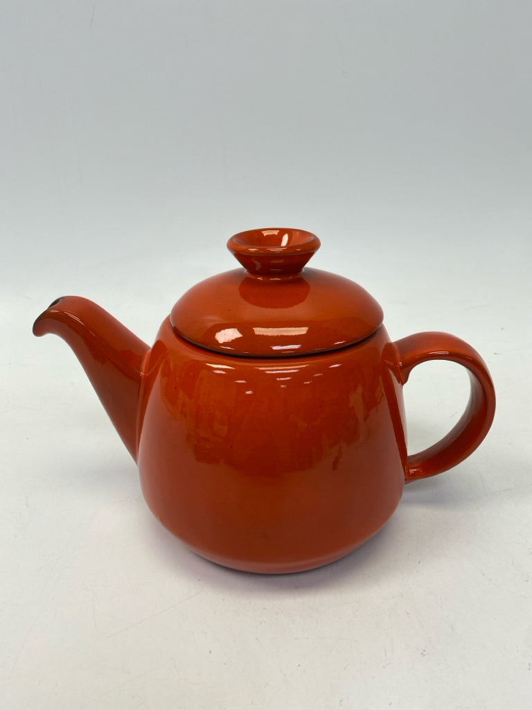 Orange Tea Pot