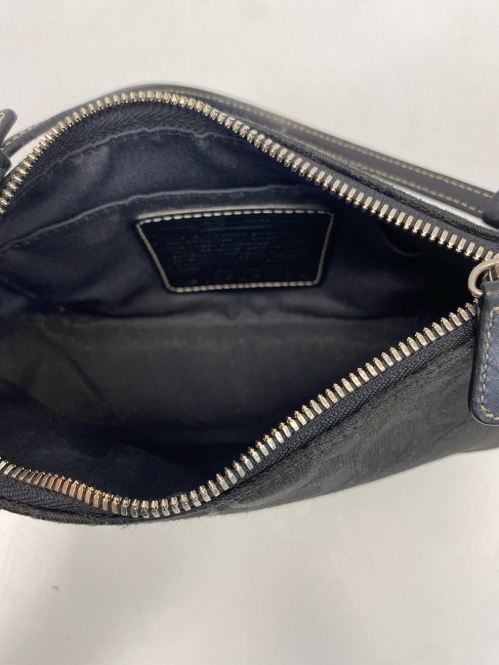 Coach Y2K Mini Demi Black Signature Bag 6094