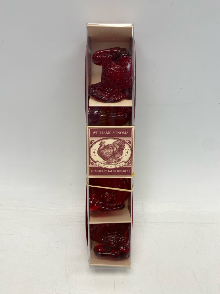 NEW/BOX Williams-Sonoma Cranberry Thanksgiving
