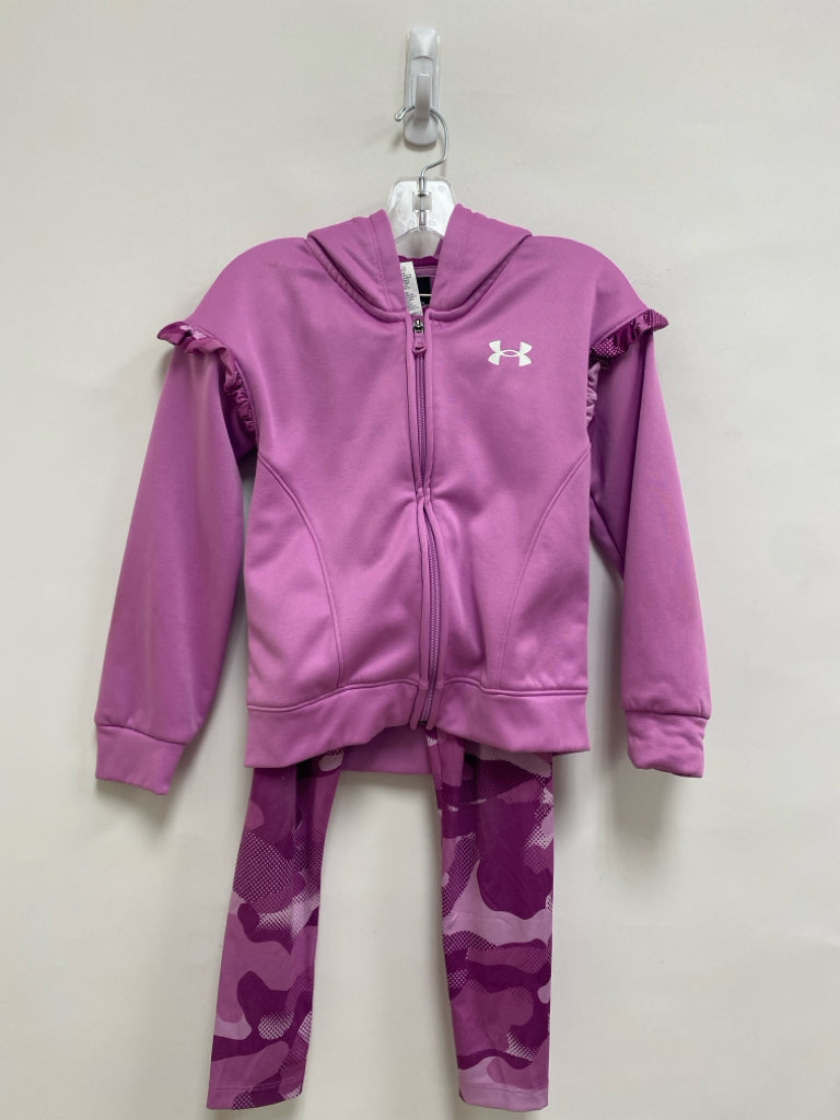 Under Armour SIZE 6X Purple Hooded Girl&