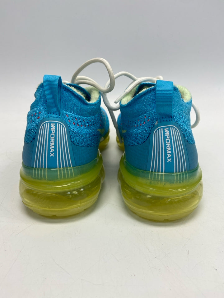 Nike  Size 8 Blue Green/White Lace-up Sneakers