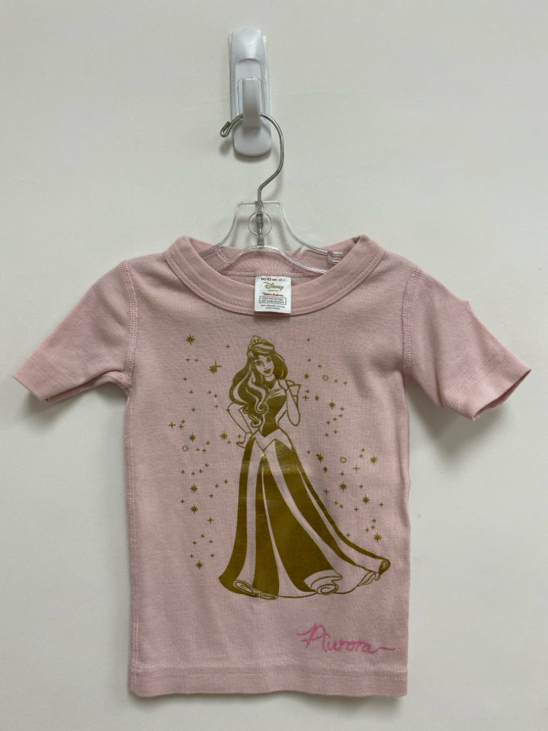 hanna Andersson SIZE 2 Pink Gold Princess Girl&
