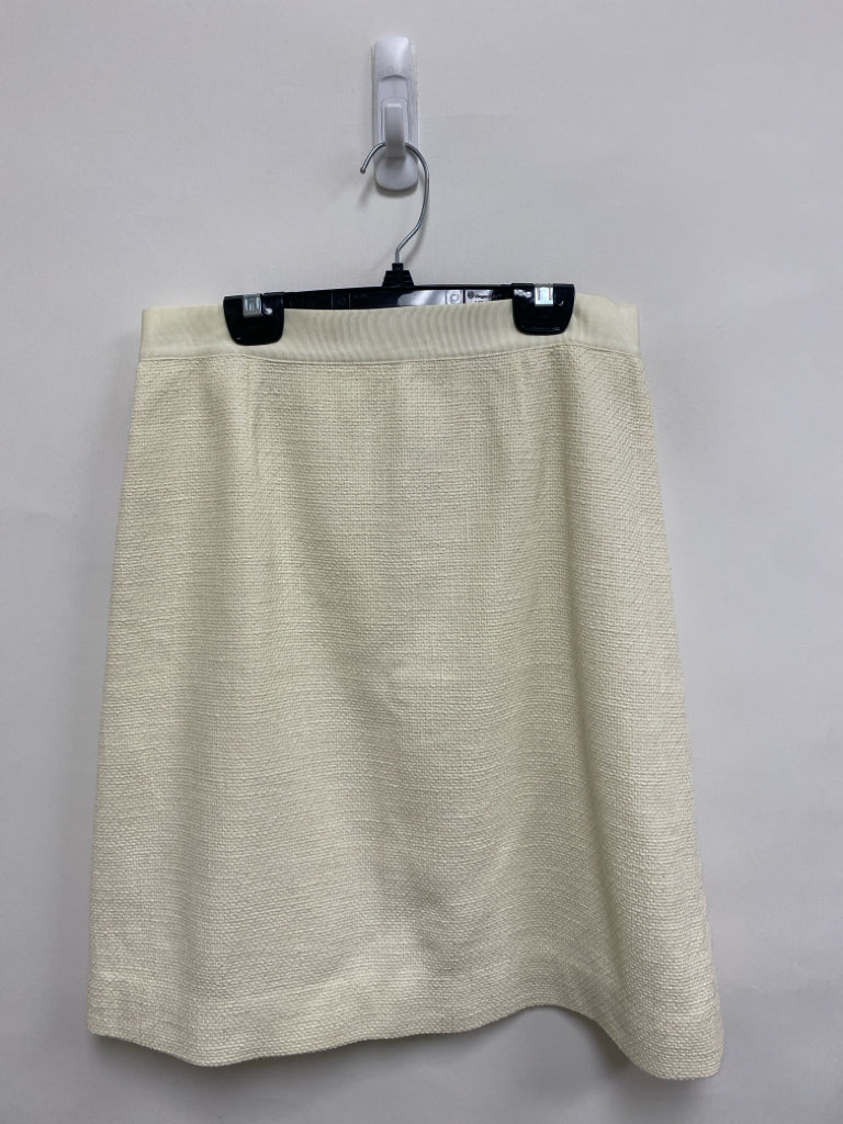 Kate Spade Size 6 Cream Ladies Skirt