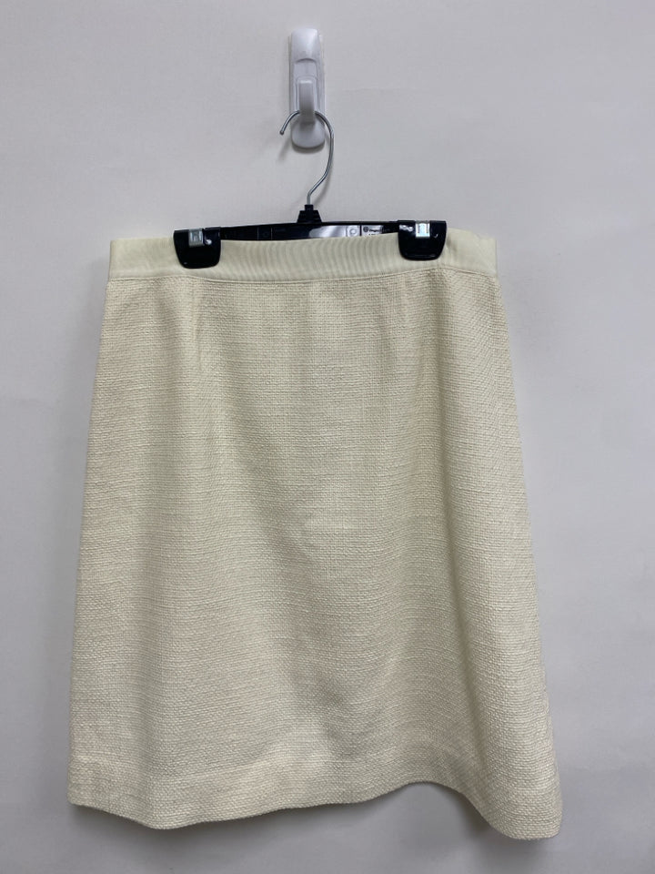 Kate Spade Size 6 Cream Ladies Skirt