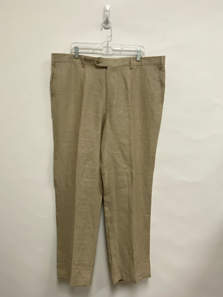 Size 42 Beige Linen Men&