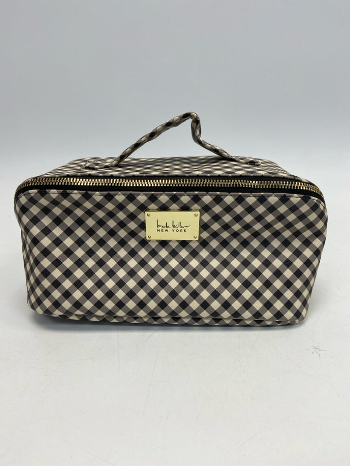 Nicole Miller Black/Cream Checkered Misc. Accessory