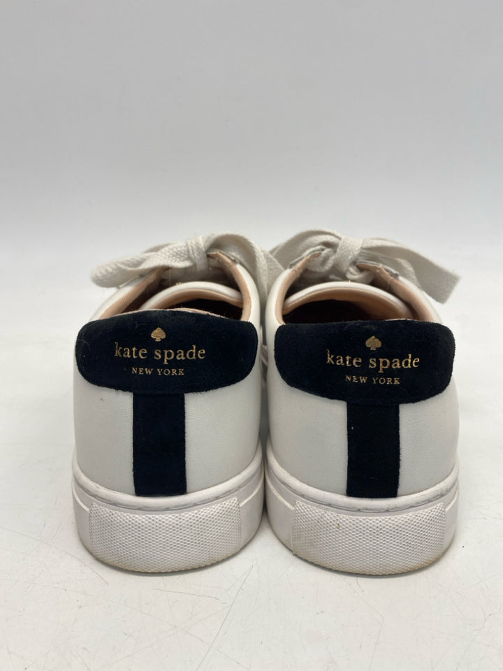 Kate Spade US Shoe Size 9.5 White Lace-up Sneakers