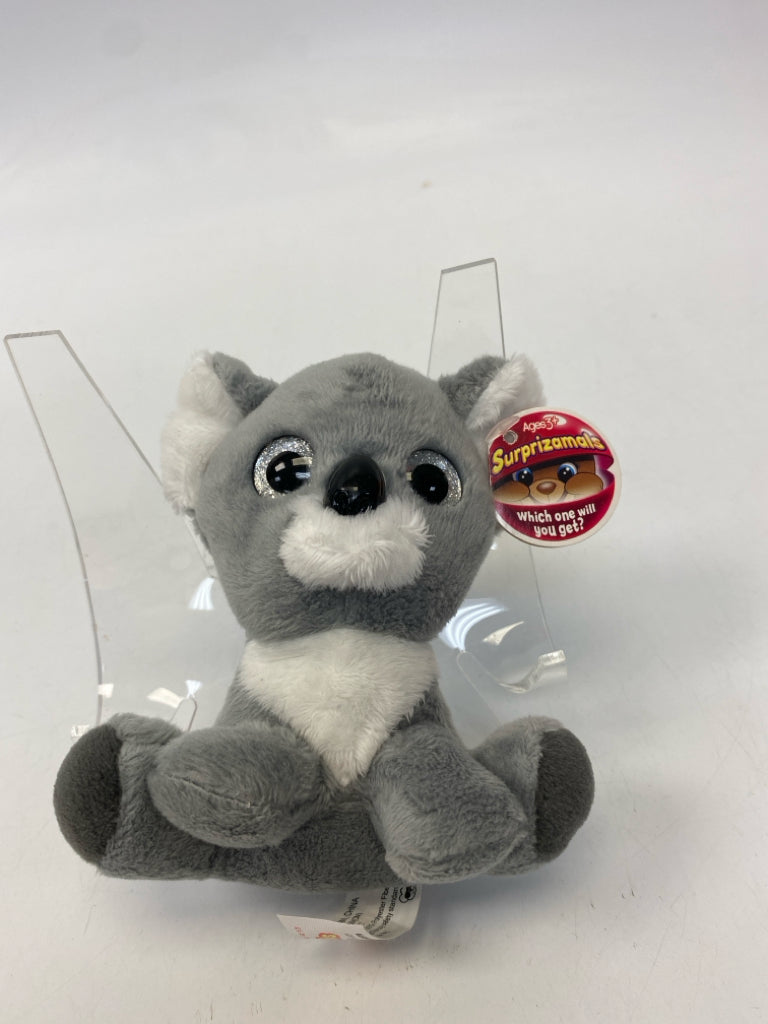Gray White Stuffed Animal