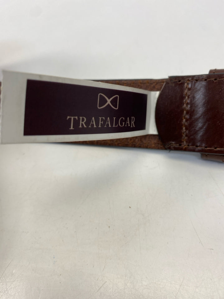 Trafalgar Size 42 Brown Leather Men&
