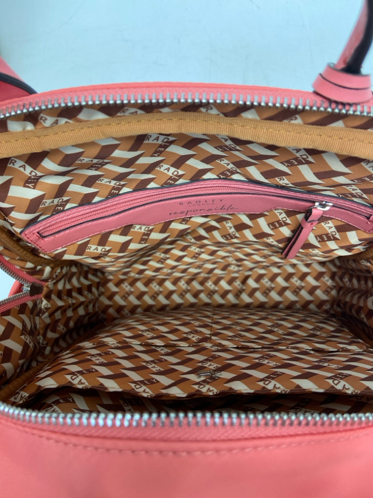 Radley Coral Nylon Backpack