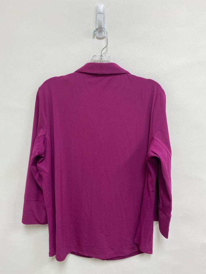 NWT J McLaughlin Size XL Violet Button Up Ladies Top