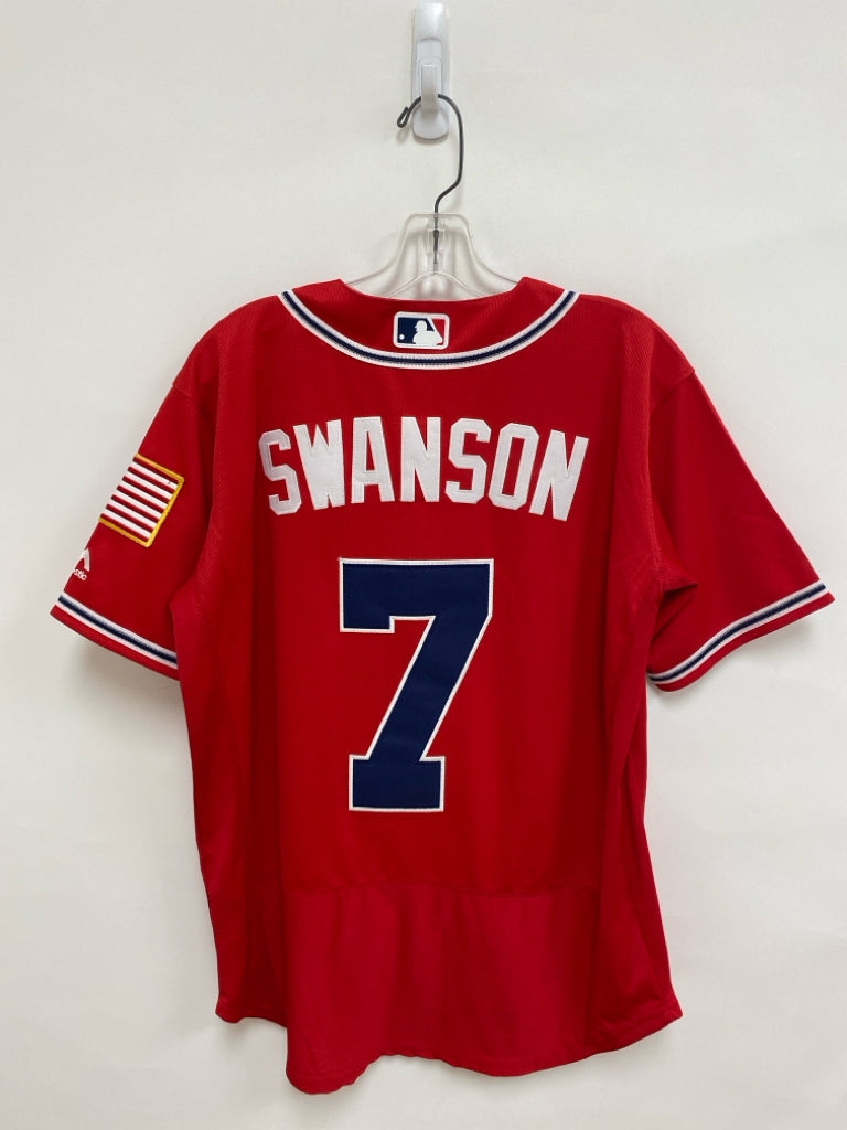 Majestic Size S Red White/Navy Men&