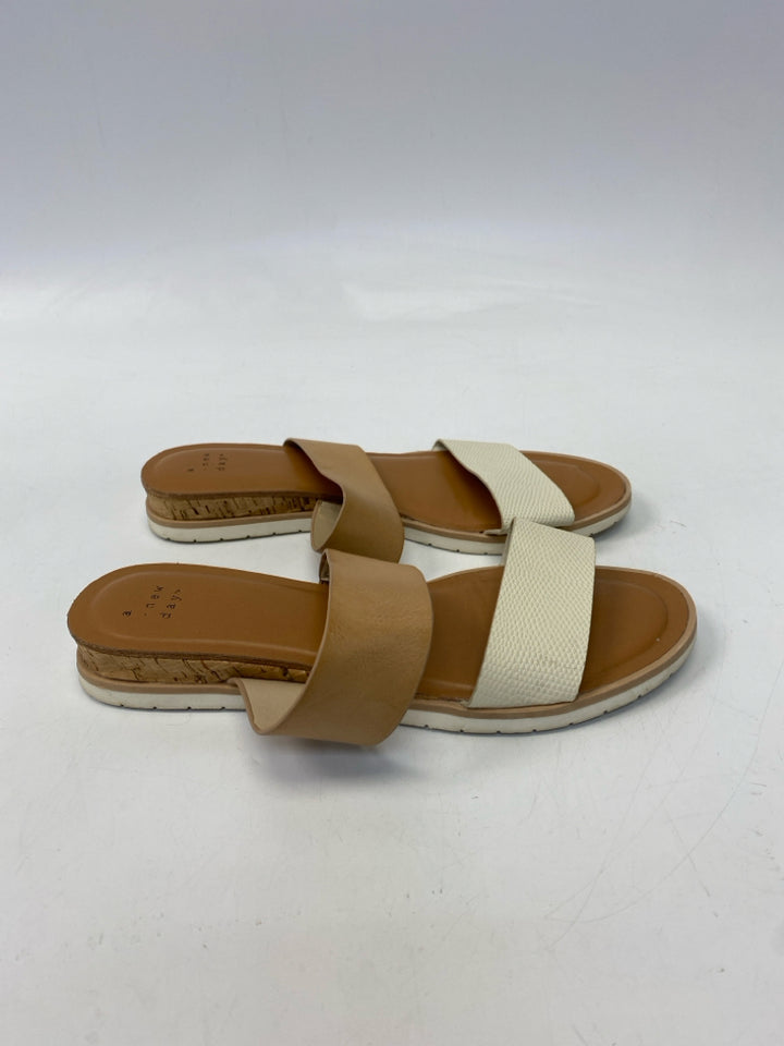 a new day  Size 7.5 Cream Tan Sandals