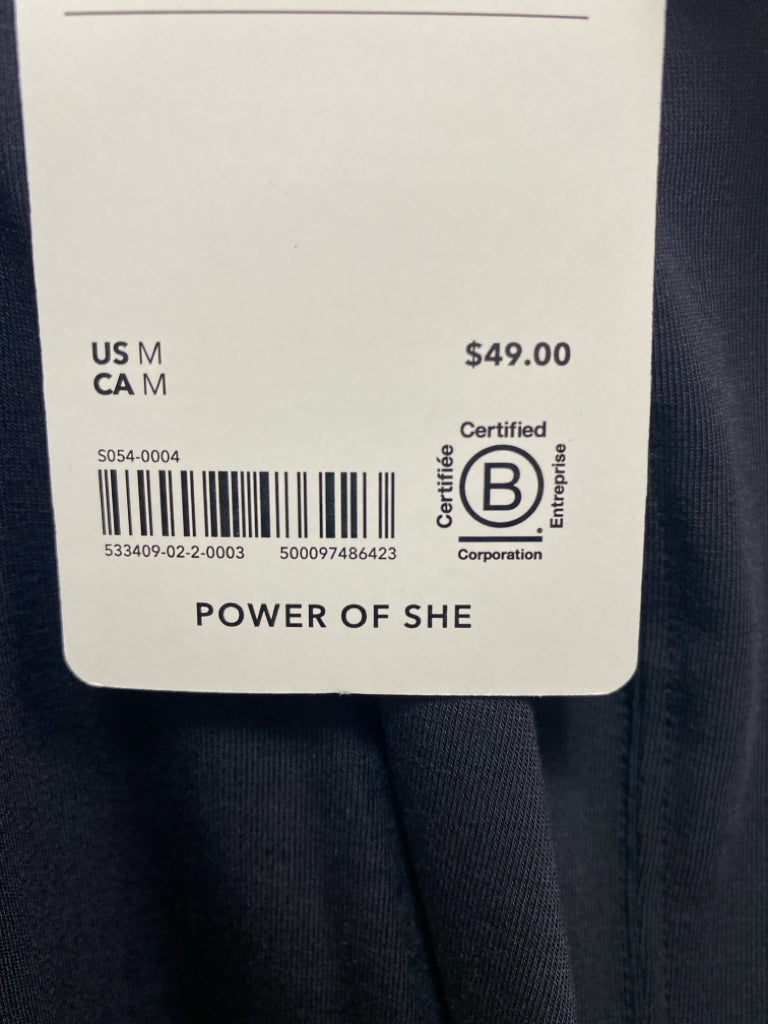 NWT Athleta Size M Charcoal Ladies Top