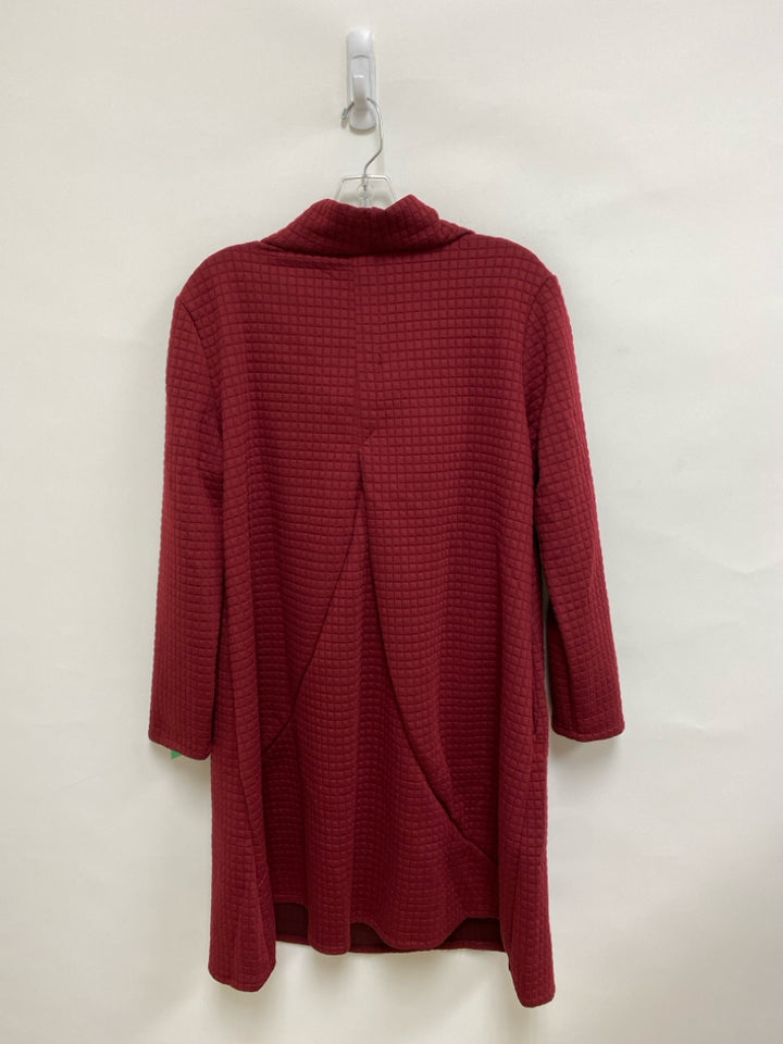 NWT Size 3X Red Quilted Cowl Neck Plus Size Dress