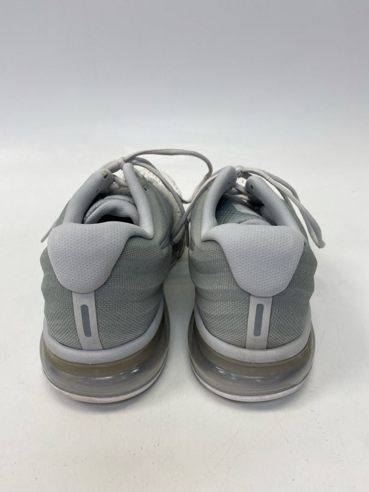 Nike Size 13 White Mint Green Lace-Up Men&