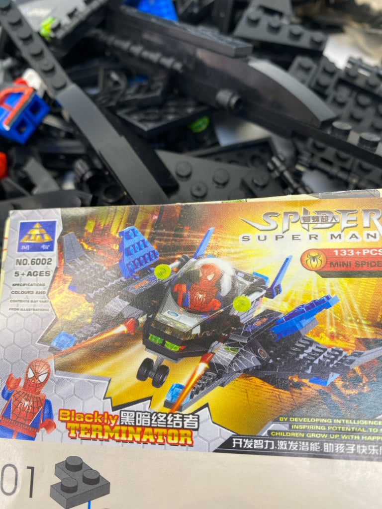Black Spiderman Blocks
