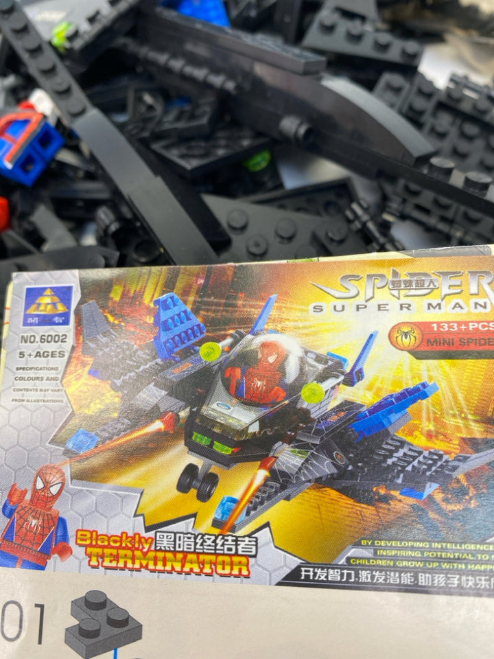 Black Spiderman Blocks