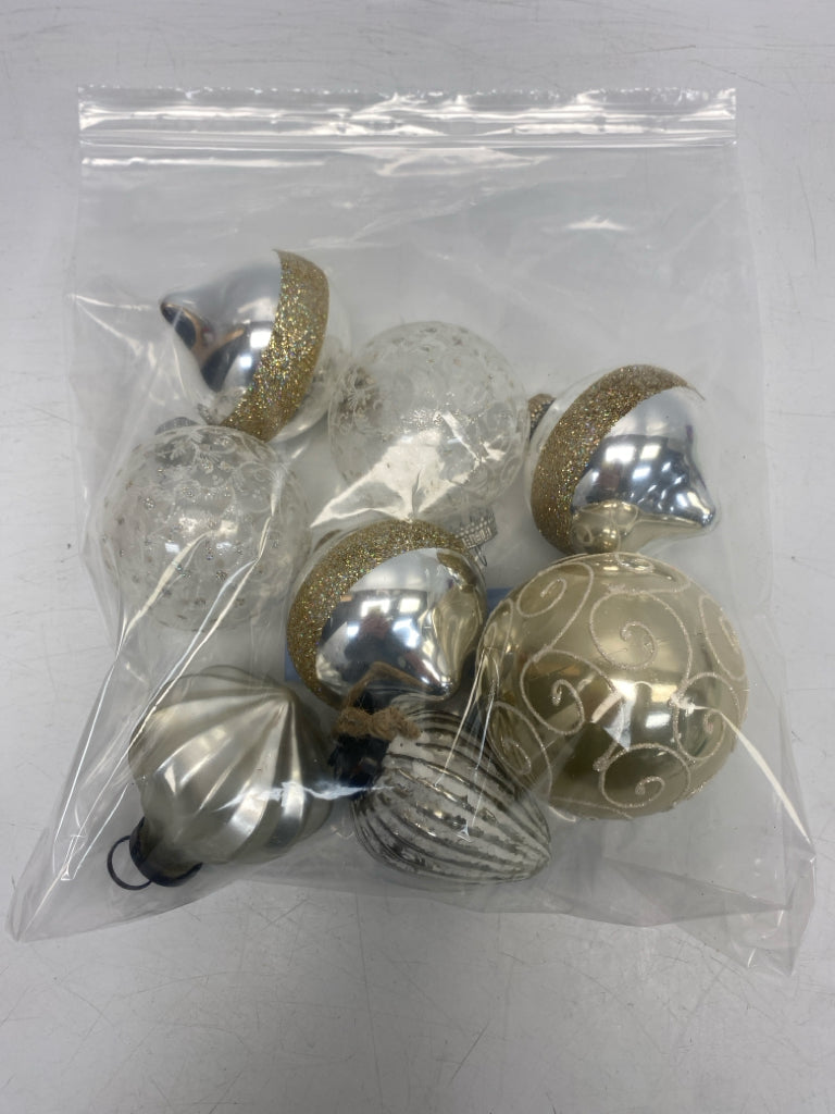 Silver Gold Ornaments
