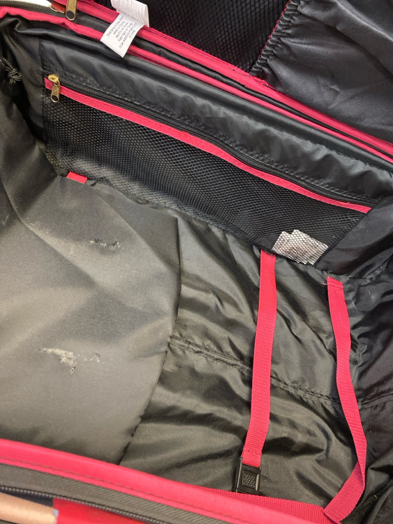 NWT Nine West Black Red/Multi Floral Misc. Luggage