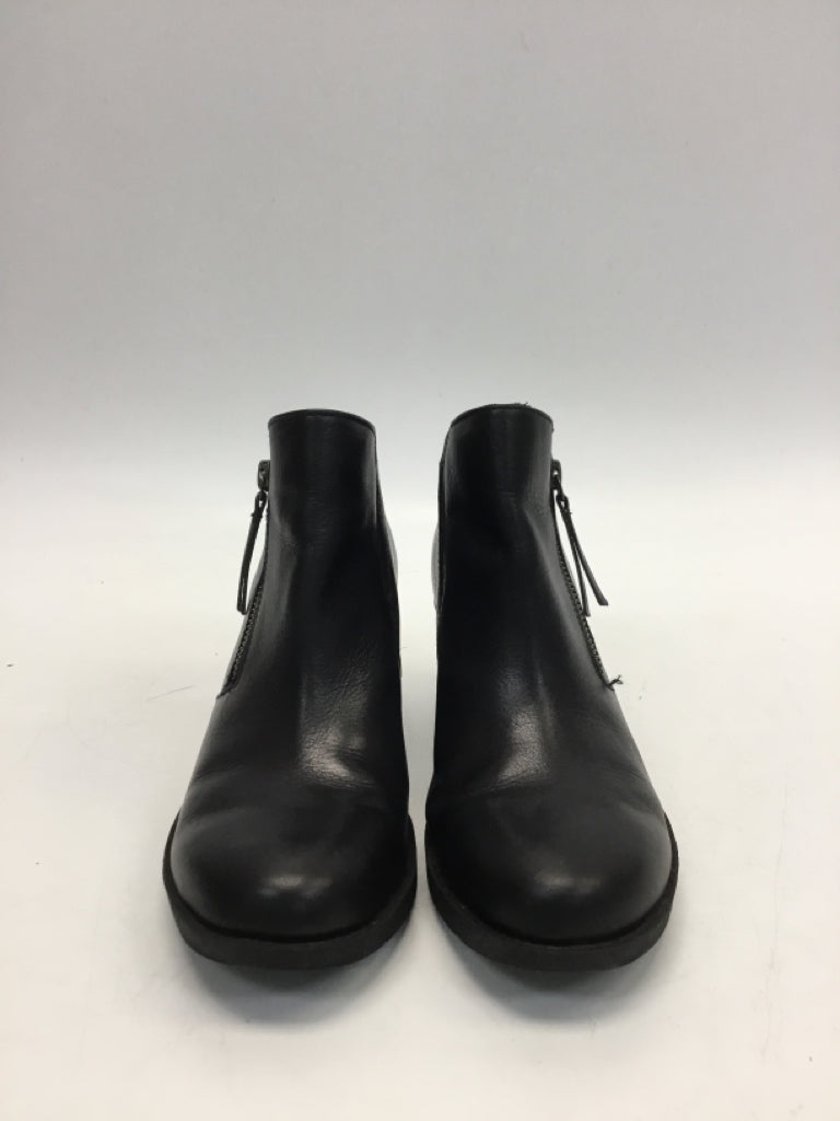 Sofft US Shoe Size 7 Black Side Zipper Leather Boots