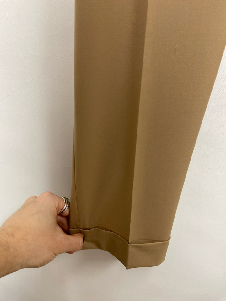 LAFAYETTE 148 Size 12 Tan Wool Ladies Pants