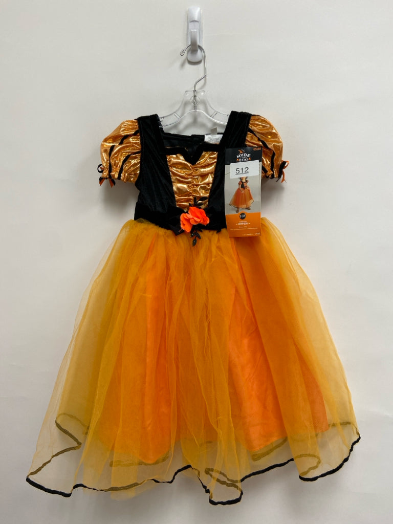 NWT SIZE 2/3T Orange Black Tulle Girl&