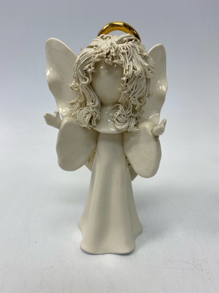 Cream Gold Ceramic Christmas