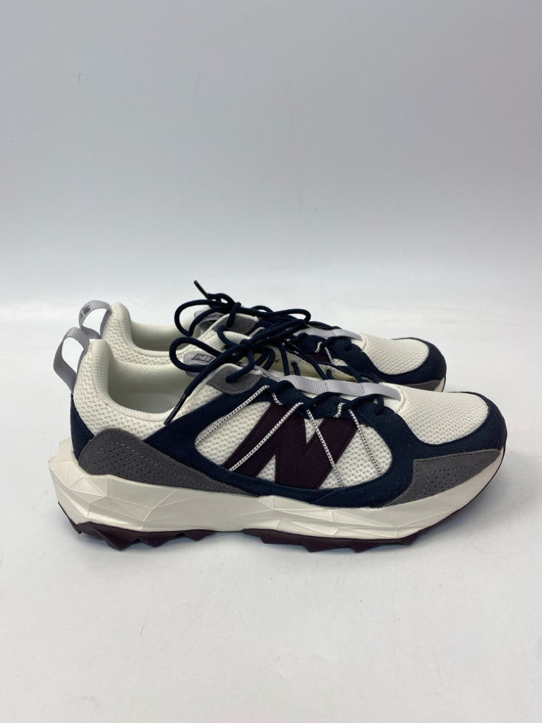 NWOT New Balance Size 10.5  2E White/Navy Dark Purple Lace-Up Men&