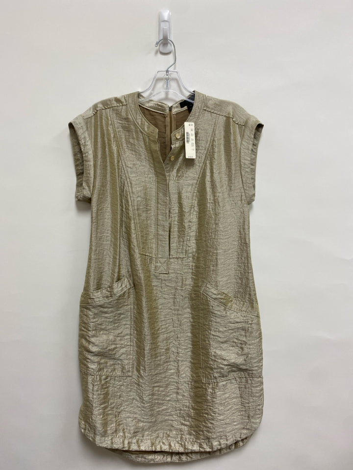 NWT J Crew Size 4 Sage Beige Shimmery Ladies Dress