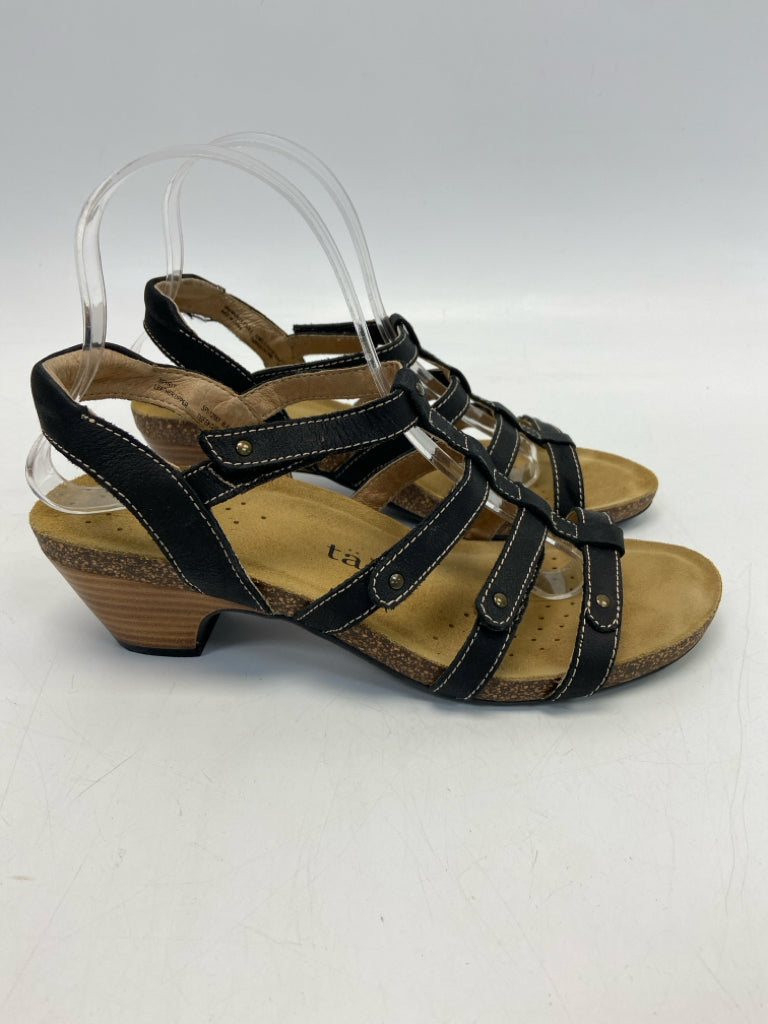 Taos  Size 8 Black Sandals