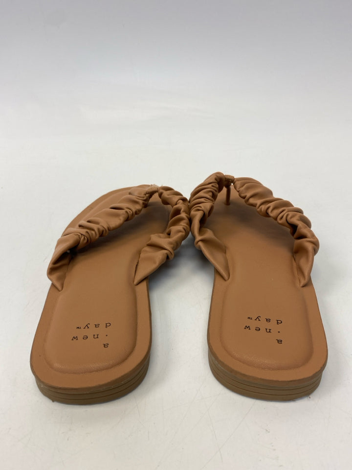 a new day  Size 7 Brown Sandals