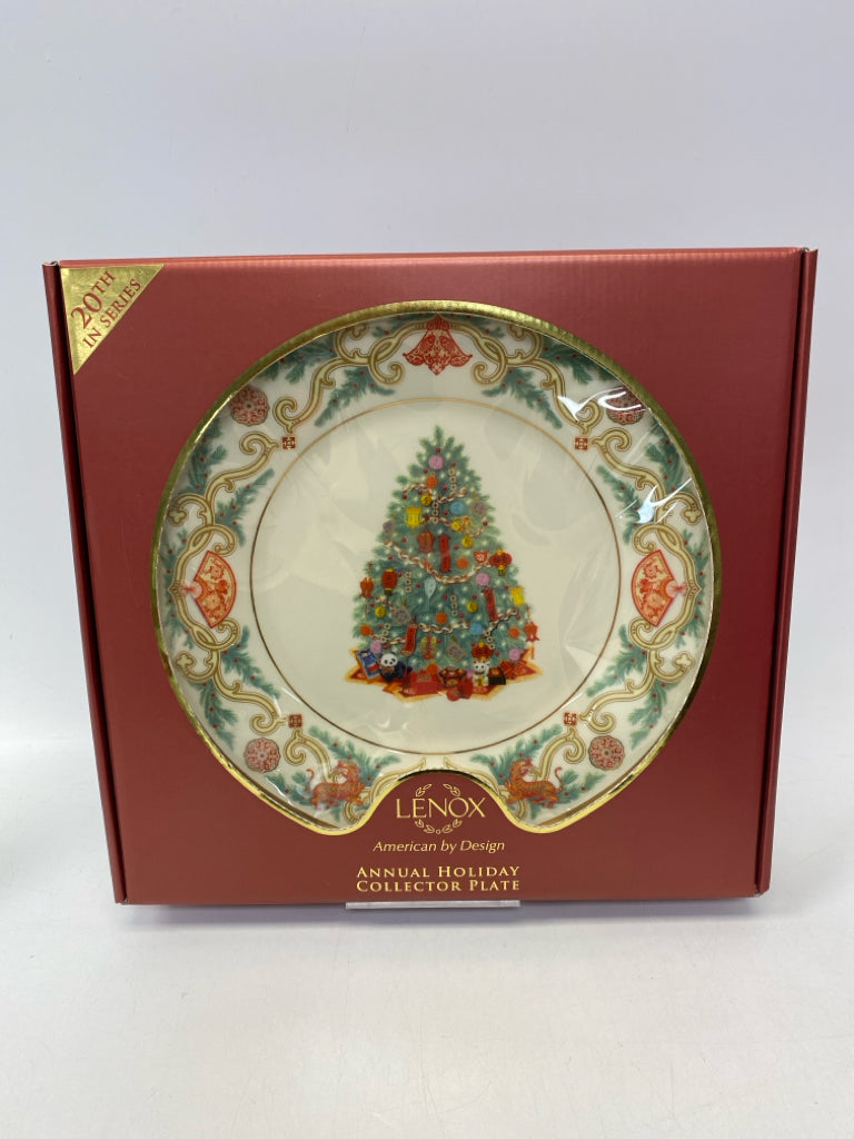 Lenox Cream Green/Multi Christmas Decorative Plate