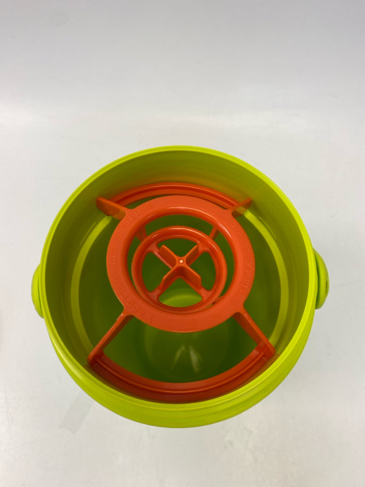 Lime Green Orange Tumbler
