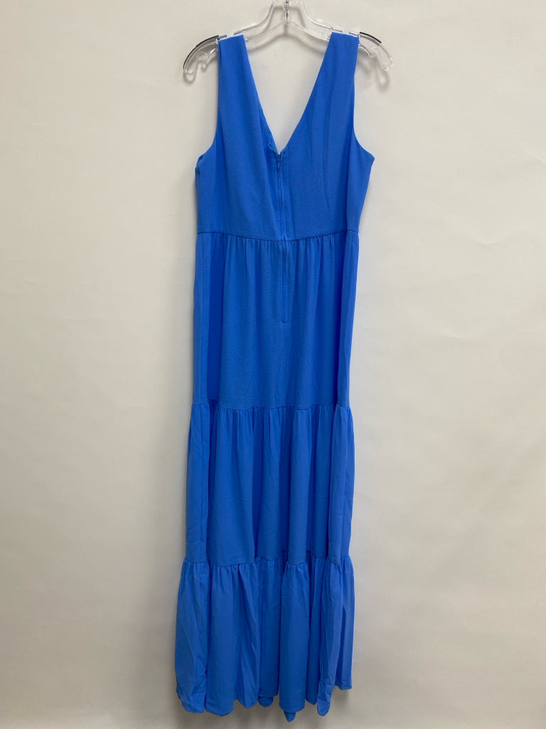 LILLY PULITZER Size 12 Blue Texture Maxi Ladies Dress