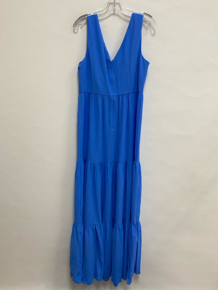 LILLY PULITZER Size 12 Blue Texture Maxi Ladies Dress