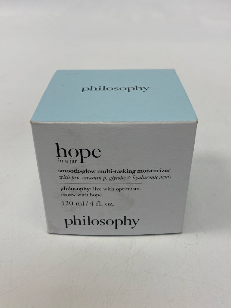 NEW/BOX philosophy hope in a jar moisturizer 120ml 4fl oz
