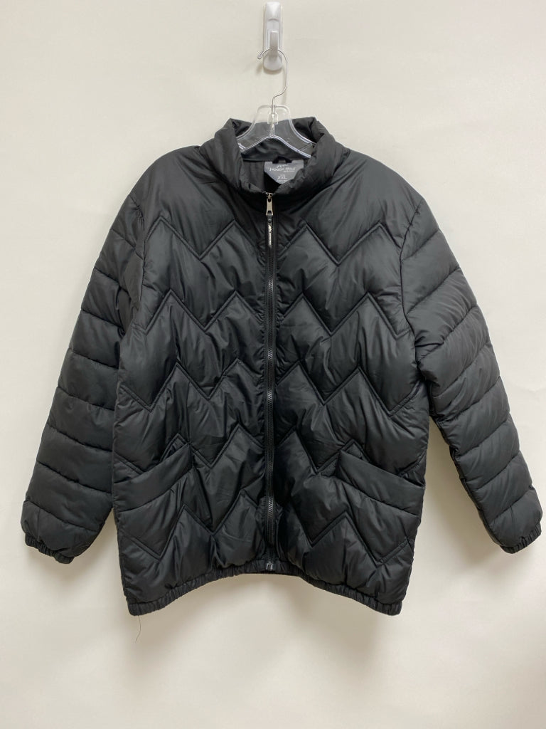 Size 2X Black Puffer Plus Size Jacket