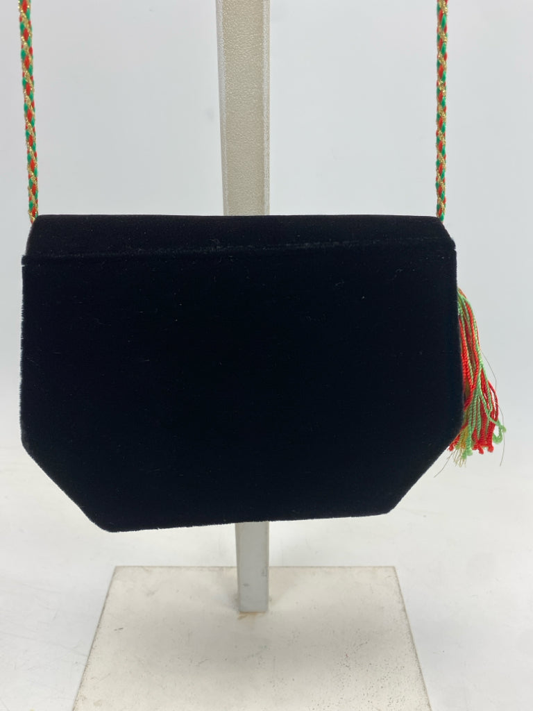 Black Gold Reindeer Handbag