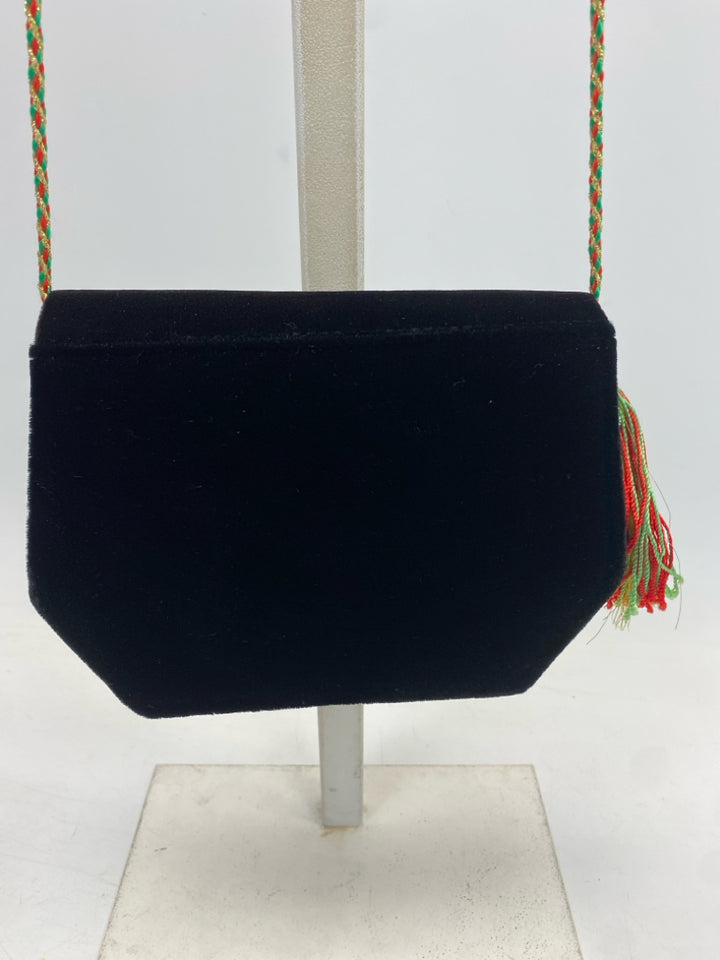 Black Gold Reindeer Handbag