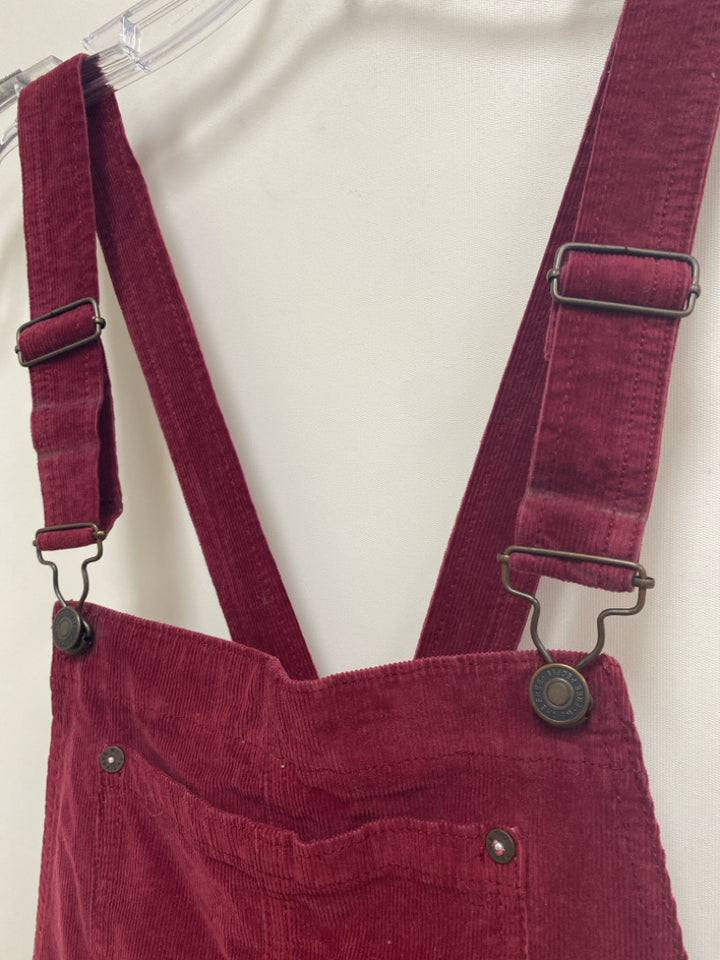 We The Free Size 29 Cranberry Corduroy Ladies Overalls
