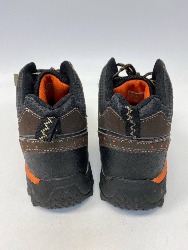 NWT North Creek Traders Size 13 Brown Orange Lace-Up Men&