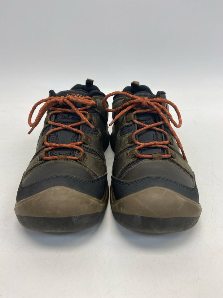 Keen Size 10 Dark Brown Black Lace-Up Men&