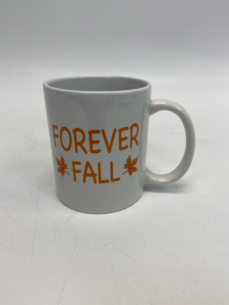 White Orange Words Fall