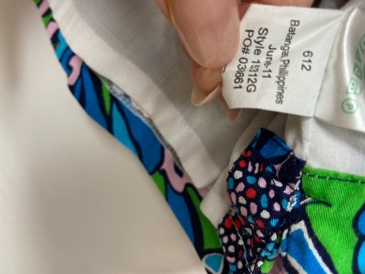 LILLY PULITZER SIZE 3 Blue Green/Pink Flowers Sleeveless Girl&